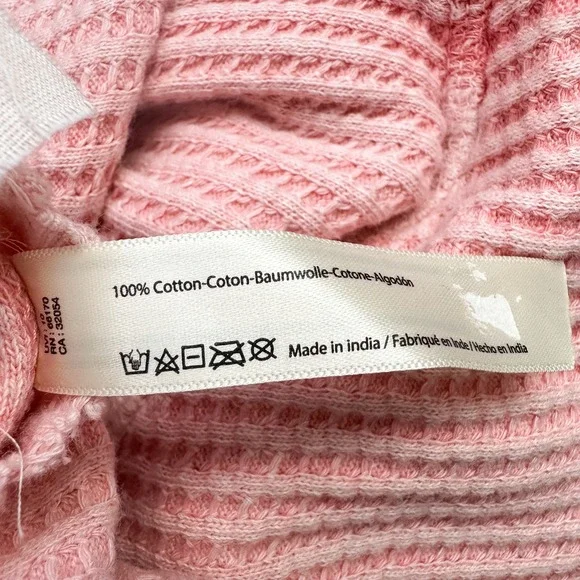 SOLD ❗️Free People Colt Waffle Knit Thermal Long Sleeve Raw Hem Top NWT Size M - Picture 12 of 12